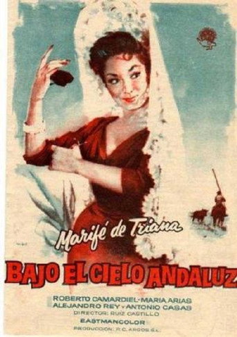 Movie poster for Bajo el cielo andaluz (1960)