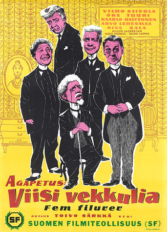 Viisi vekkulia poster