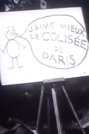 Movie poster for Le Colisée (1933)