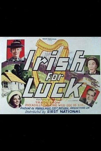 Movie poster for Irish for Luck (1936)