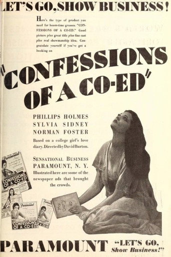 Movie poster for Confessions of a Co-Ed (1931)
