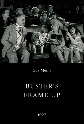 Movie poster for Buster's Frame Up (1927)