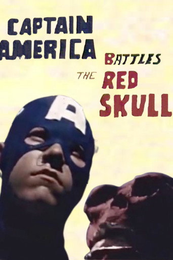 Movie poster for Captain America Battles the Red Skull (1964)