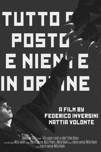 Tutto a posto e niente in ordine poster