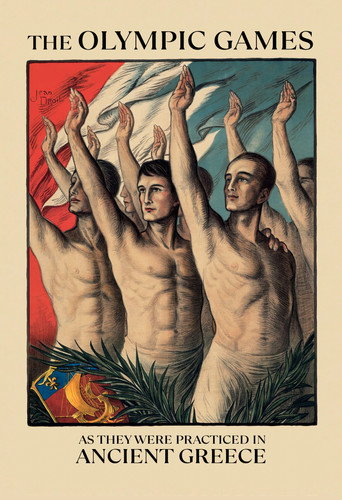 Movie poster for The Olympic Games as They Were Practiced in Ancient Greece (1924)
