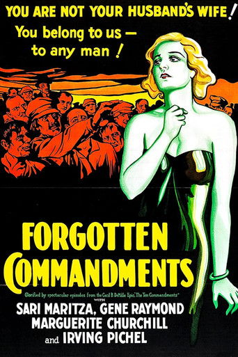 Forgotten Commandments poster