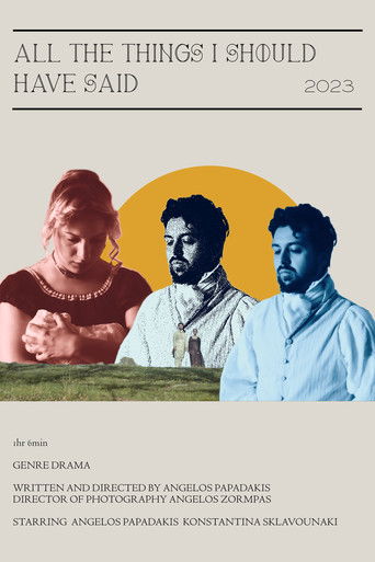 All the Things I Should Have Said poster