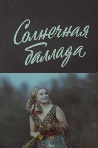 Movie poster for A Sunlit Ballad (1970)