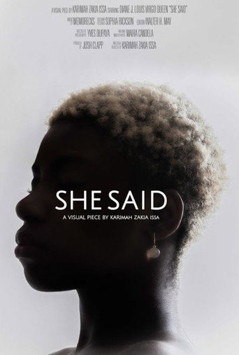 Movie poster for She Said (2020)