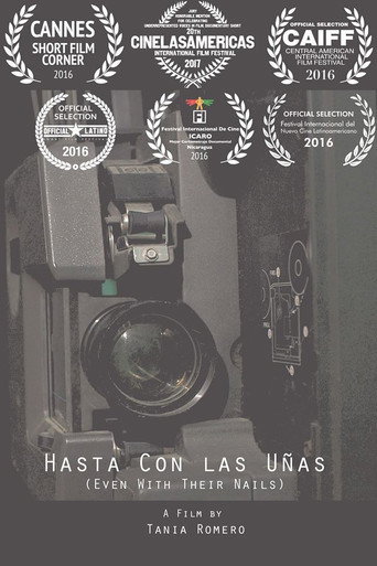 Movie poster for Even with Their Nails: Women Filmmakers in Nicaragua (2016)