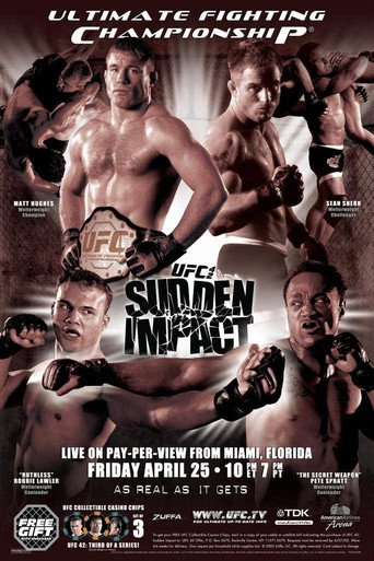 Movie poster for UFC 42: Sudden Impact (2003)