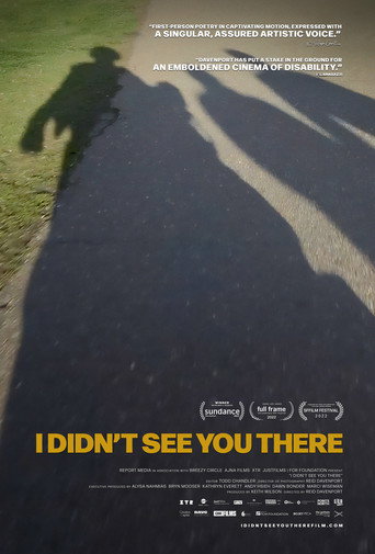 Movie poster for I Didn't See You There (2022)