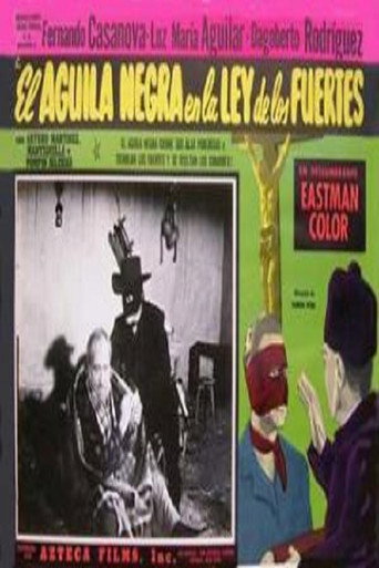 Movie poster for El águila negra en la ley de los fuertes (1958)
