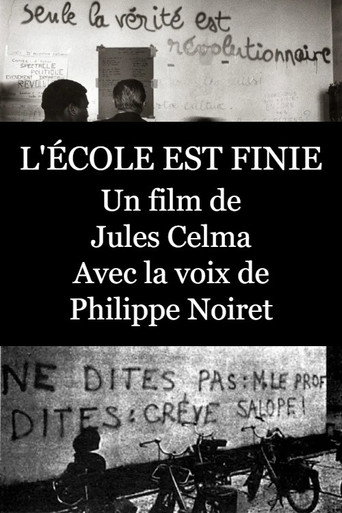 Movie poster for L'école est finie (1975)