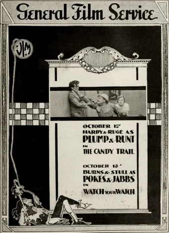 Movie poster for The Candy Trail (1916)