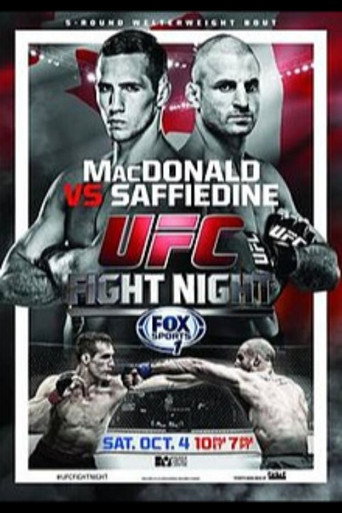 Movie poster for UFC Fight Night 54: MacDonald vs. Saffiedine (2014)