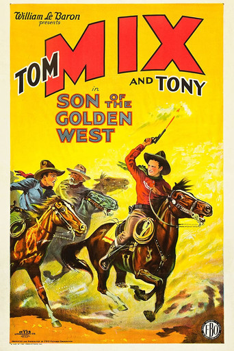 Movie poster for The Son of the Golden West (1928)