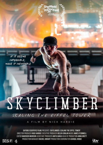 Movie poster for SKYCLIMBER - Scaling the Eiffel Tower