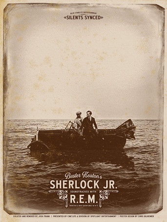 R.E.M x Buster Keaton's Sherlock Jr poster