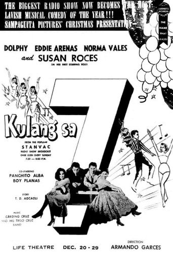 Movie poster for Kulang Sa Pito (1956)