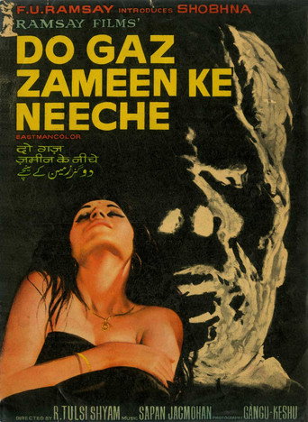 Movie poster for Do Gaz Zameen Ke Neeche (1972)