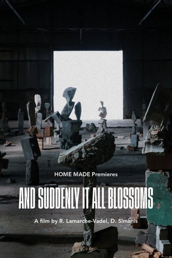 Movie poster for and suddenly it all blossoms (2021)