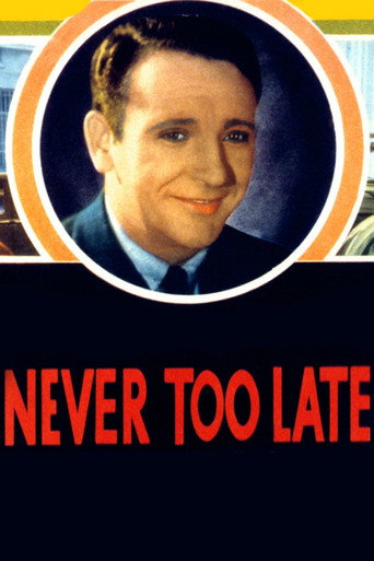 Movie poster for Never Too Late (1935)