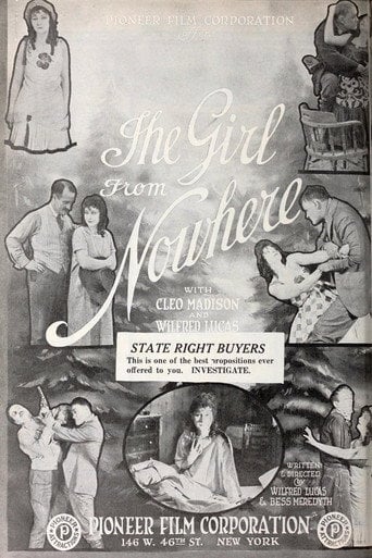 Movie poster for The Girl from Nowhere (1919)