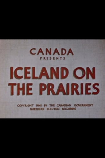 Movie poster for Iceland on the Prairies (1941)