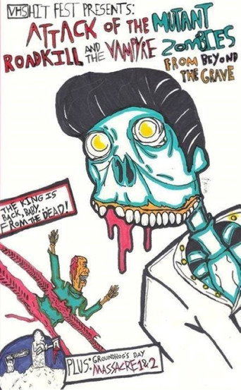 Movie poster for Attack of the Mutant Roadkill and the Vampyre Zombies from Beyond the Grave (1993)
