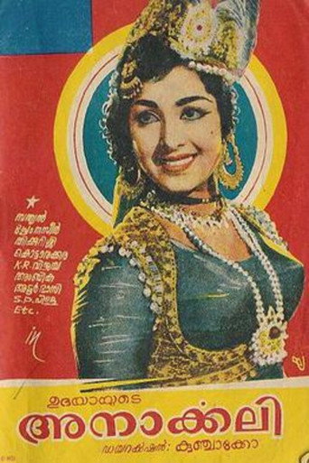 Movie poster for Anarkali (1966)