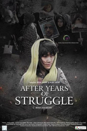 Movie poster for After Years of Struggle (2014)