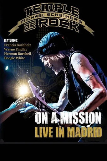 Movie poster for Michael Schenker's Temple of Rock - On a Mission: Live in Madrid (2016)