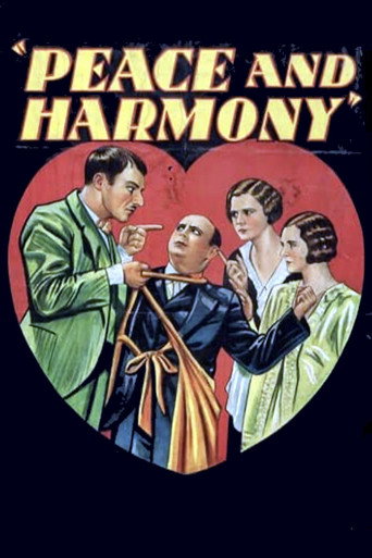 Movie poster for Peace and Harmony (1930)