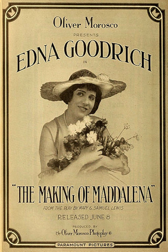 Movie poster for The Making of Maddalena (1916)