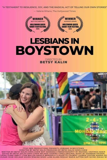 Movie poster for Lesbians in Boystown (2025)