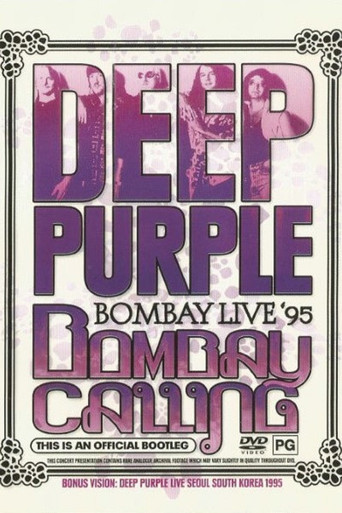 Movie poster for Deep Purple: Bombay Calling (2000)