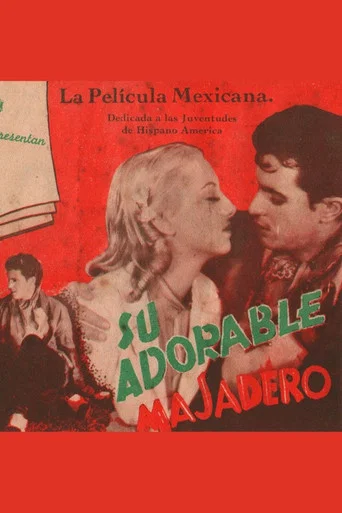 Movie poster for Su adorable majadero (1939)