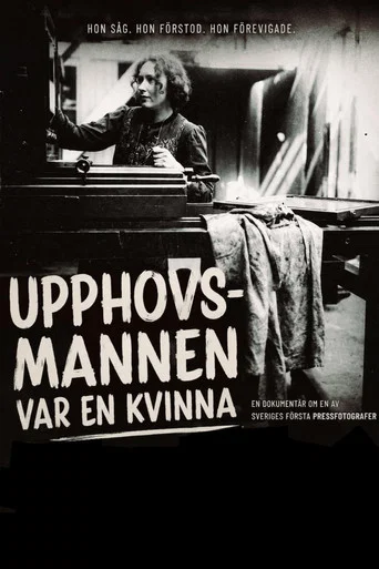 Movie poster for Upphovsmannen var en kvinna (2017)