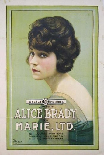 Movie poster for Marie, Ltd. (1919)