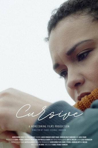 Movie poster for Cursive (2024)