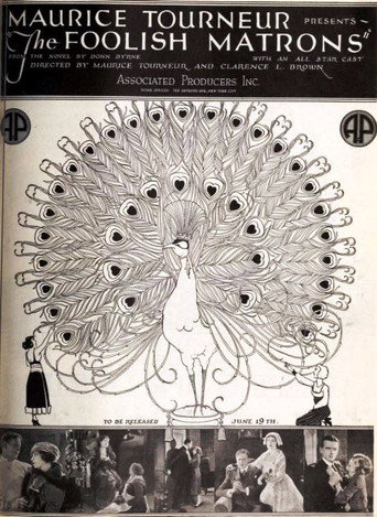 Movie poster for The Foolish Matrons (1921)