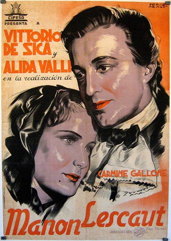 Movie poster for Manon Lescaut (1940)