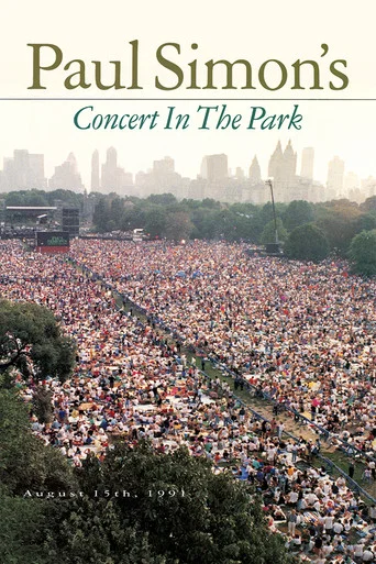 Movie poster for Paul Simon's Concert in the Park (1991)