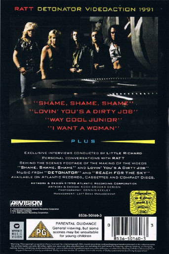 Movie poster for Ratt: Detonator Videoaction (1991)