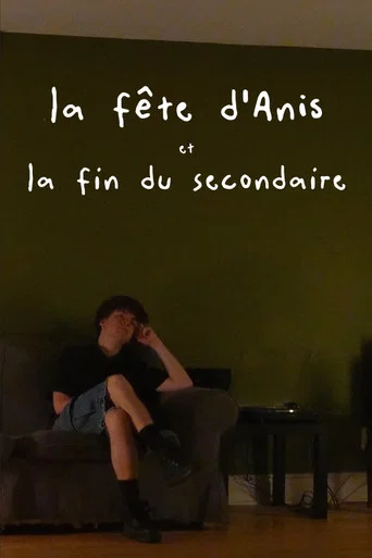 Movie poster for Anis's birthday and the end of high school (2026)