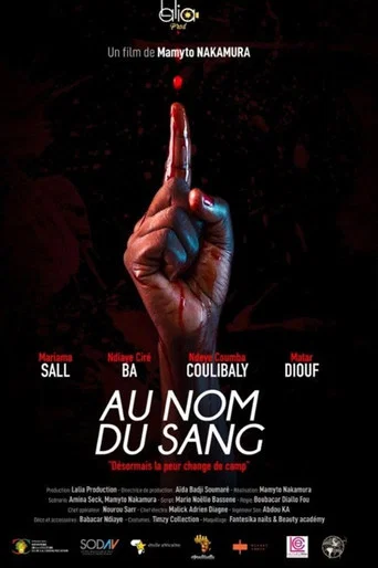 Movie poster for Au nom du sang (2025)