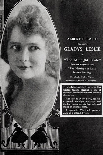 Movie poster for The Midnight Bride (1920)