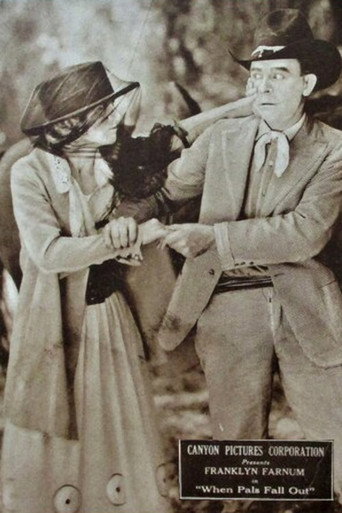 Movie poster for When Pals Fall Out (1919)