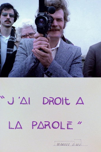 Movie poster for J'ai droit à la parole (1981)
